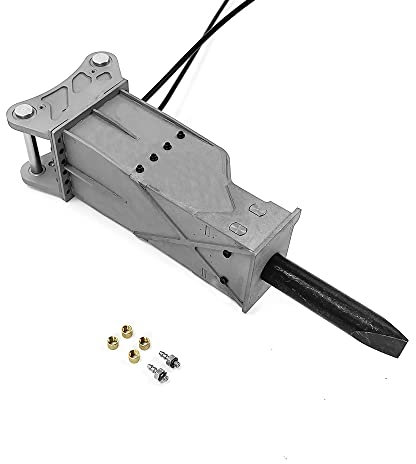LESU Marteau en métal non peint pour 1:14 hydraulique RC excavatrice Et35 B0006 pelle modèle pièces