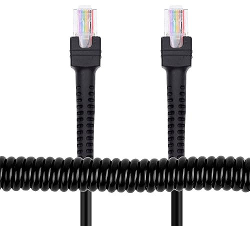 xiwai Cable de conexión Ethernet Cat6 8P8C UTP macho a macho, retráctil, RJ45, red LAN, cable en espiral, 1,0 m