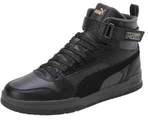 Puma Sneaker unisex per adulti Rbd Game WTR, Piatto Grigio Scuro-Nero-Oro, 46.5 EU