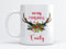 EKAM Personalised Christmas Tea Mug, Customised with Your Name, Different Design Reindeer Coffee Tea Mug, Gift for Christmas, for Family, Friends, Mum, Dad, Kids, Tea Coffee Mug (Design 3)