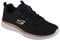 Skechers Damen Sneakers,Sports Shoes, Black Gold, 37.5 EU