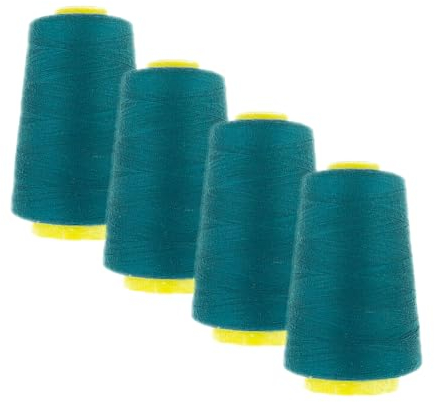 Nähgarn Overlockgarn dunkel petrol 4 Kronen á 2700 m - Garn zum Nähen