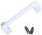 Odisu Piezas de repuesto de la manija del congelador del arcón de la manija de la puerta en forma de arco del refrigerador (Color : Handle and key)