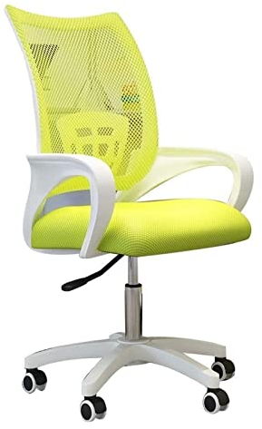 Bürostuhl, Drehstuhl mit Netzrücken, Bürostuhl, ergonomischer Chefsessel mit niedriger Rückenlehne, Drehstuhl, Computerstuhl, Spielstuhl, Arbeitsstuhl, Stuhl (Farbe: Grün), erforderlich, beq