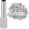 100 puntali da 4,0 mm² lunghi 12 mm, terminali a crimpare, terminali per cavi