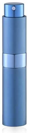 Lulupack 10ml Recargable Atomizador Perfume, Mini Botella Colonia Vacía Dispensador, Pulverizador Portátil Spray (Azul)