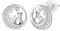 Arrebol Katzen Ohrringe 925 Sterling Silber für Damen Ohrstecker Original Schmuck Weihnachts Geschenk für Damen Tochter Enkelin