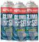 ClimaSet Recambio gas R134a R12 - Kit recarga aire acondicionado coche 3x235 g - Sustituto del refrigerante R134a - botella refrigerante coche - Gas aire acondicionado coche - ECO
