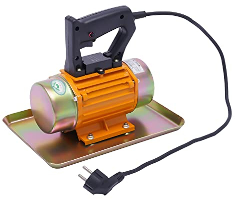 Betonverdichter 3500u/min Betonplattenrüttler Elektrischer Betonrüttlermotor 250 W Vibrationskraft 200kg Handbetonrüttler Tragbarer für Meisten Beton Glatte Projekte, Wie Straßenbau, Hausbau