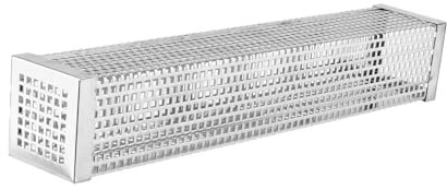 Gogogmee Rohr Zum Kalt Oder Heißräuchern Aus Edelstahl Pellet-räucherrohr Für Grills Für Räuchergitterrohr Geeignet Für Verschiedene Pellets Wie Kirsche Mesquite Hickory Und Eiche