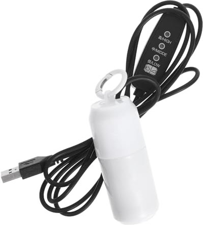 SEWOART Aquarium Aerator Air Pump Ultra-quiet Design Fish Tank Bubbler Mini Air Pump Rechargeable