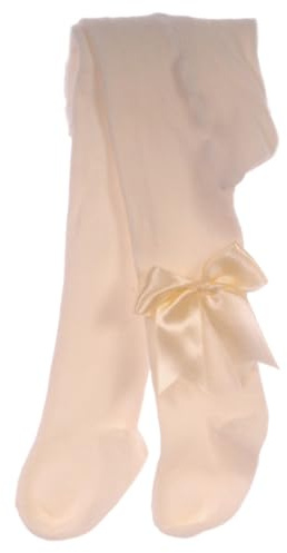 La Bortini Festliche Baby Strumpfhosen – Creme – Weihnachtsstrumpfhosen für Mädchen – Weiche Babykleidung zur Weihnachtszeit, ideal für festliche Anlässe