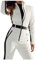 Skianzug Damen Einteiler- Skioverall Schneeanzug Wasserdicht Skijacke Mit Kapuze Winter Skianzug Große Größe Skijacke Skifahren Sätze Skisuit Outdoor Winddichte Jumpsuit Weiß XS