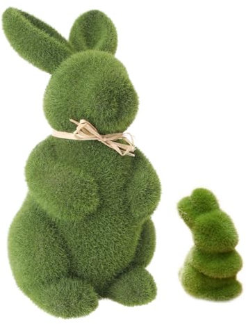 Ciieeo Osterhase Moos Dekoration Künstliche Moos Handwerk 2 Stücke Ostern Moos Hase Für Hause