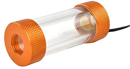 Multicolor High Efficiency Female to Female G1/4 Inner Thread Fitting Computer Water Cooling Filter with Light