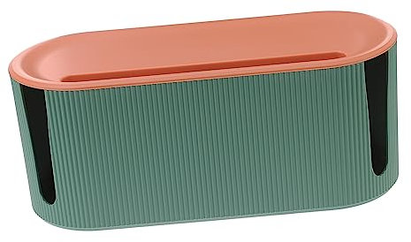 DIYEAH Wire Storage Box Cable Storage Case Holed Desktop Organizer Power Line Manager Socket Box for Wire Organiser