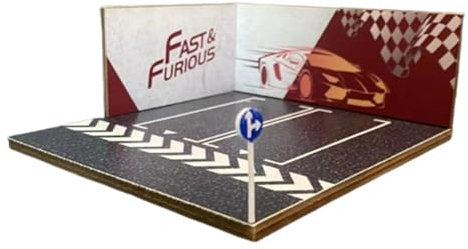 F Fityle 1:64 Parcheggio, Modellismo, Garage sotterraneo, Layout, Sfondo antiscivolo Garage per auto pressofuso per modello di veicolo giocattolo pressofuso, Style C