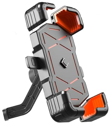 LECREA Support Téléphone Moto pour Yamaha Xmax 250 300 Xmax 400 125 Xmax 250 Xmax 300 Xmax 125, Porte Téléphone Moto Rotatif à 360°, Support de Téléphone Antidérapant pour Moto, Vélo, Scooter