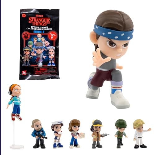YuMe Stranger Things Mini Figure, 2.5 | Officially Licensed Netflix Merchandise, Collect All 8 Upside Down Figures, Blind Bag, 2.5
