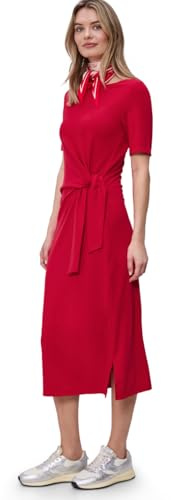 Street One Damen Midi-Kleid mit Knotendetail