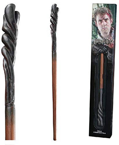 The Noble Collection - Neville Longbottom Wand in A Standard Windowed Box - 13in (33cm) Wizarding World Wand - Harry Potter Film Set Movie Props Wands
