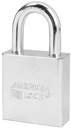 American Lock A5200D Vorhängeschloss aus Stahl, massiv, 4,5 cm