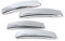 IPOP Car Slim Door Edge Guards Bumper Protector Guard Chrome Vehicle 4pcs (Silver)
