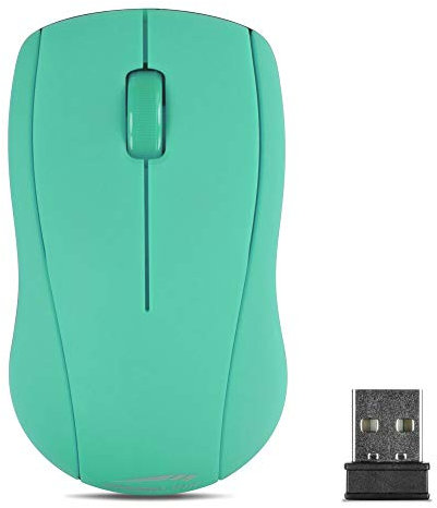 Speedlink SNAPPY Mouse - kabellose 3-Tasten-Maus mit bis zu 8 m Reichweite - gummierte Oberfläche, türkis