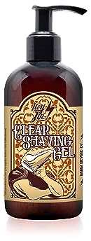 HEY JOE! Clear Shaving Gel | Transparentes Rasiergel Männer Ohne Schaum mit Aloe Vera und Pro-Vitamin B5-250 ml