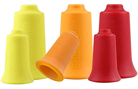 BellaBambi Set Mini trio + Original trio (zitronengelb/orange/rubinrot)