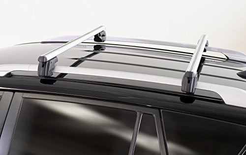 Alu Relingträger Sherman 135 kompatibel mit VW Tiguan II ab 2016 Dachträger abschließbar