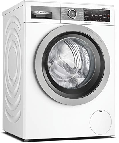 Bosch WAV28G40 HomeProfessional - Lavadora inteligente, 9 kg, 1400 rpm, fabricada en Alemania, elimina las manchas automáticas Plus 16 tipos de manchas, protección AquaStop contra daños por agua,