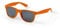 Boolavard Kids Nerd Glasses Clear Lens Geek Fake Eyeglasses for Girls Boys Eyewear Age 4-12 (Orange Tinted)