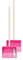 Kinder Schneeschaufel 2er Set Schaufel Kinderschaufel BOBO Schneeschieber mit Holz Stiel nd 250 mm Breiten Kunststoff Schild Gesamtlänge 84 cm (2 x Pink)
