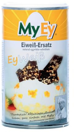 MyEy EyWeiß, Eiweiß-Ersatz, vegan, natürlich & voll aufschlagbar, mit pflanzlichen Proteinen, glutenfrei, 5er Pack (5 x 200g)