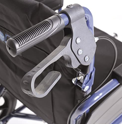 Freno operatore destro per Sedia a rotelle Carrozzina pieghevole di transito serie CP520 Art. CPR215D