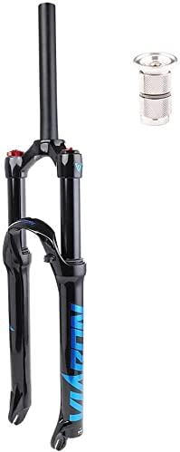 SJHFG forcelle Ammortizzate MTB. Forcella di Sospensione 26 27.5 29 Pollice, Mountain Bike Air Fork Ammortizzatore Ammortizzatore Blocco Manuale con Expander Plug Travel 120mm Forcella Anteriore