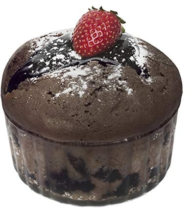 Clear Glass Souffle Dessert Bowls Ovenware Microwave Baking Kitchen Tableware (12)