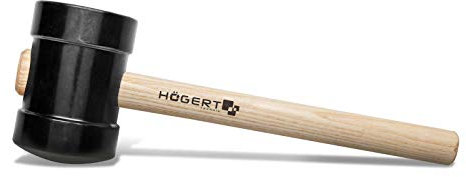 SOTECH Gummihammer 800g Hartgummihammer Schonhammer Pflastererhammer Plattenverlegehammer