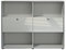 trendteam smart living - Highboard Schrank - Büro - Infinity - Aufbaumaß (BxHxT) 147 x 113 x 37 cm - Farbe Hellgrau - 195288221