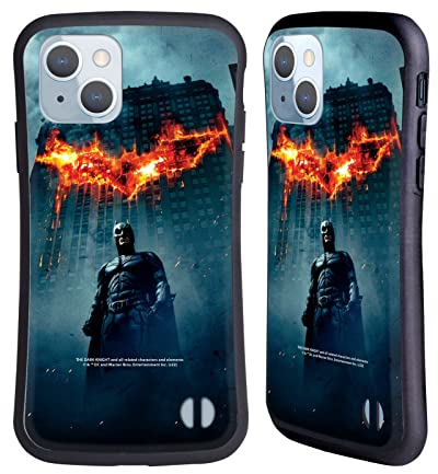 Head Case Designs Offizielle The Dark Knight Batman-Plakat Wichtige Kunst Hybride Handyhülle Hülle Huelle kompatibel mit Apple iPhone 14
