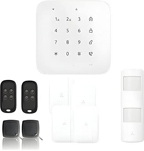 Alarme Maison WiFi et GSM 4g sans Fil connectée CASA- kit 5