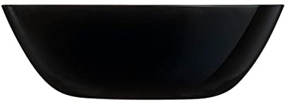 Luminarc Zelie Negro Multiusos Vidrio 16cm Sodo Apto Microondas Apto Frigorífico Apilable