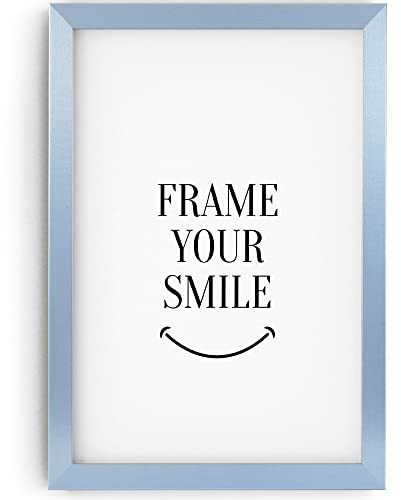 MONFRAME Bilderrahmen Modern - 75x100 cm - Blau - mit Acrylglas