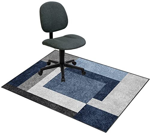 Office Gaming Chair Mat, Non-Slip Floor Protector For Home Office Gaming Room, Carpet And Hard Floor, Multi-Purpose Low Pile Carpet Mat
