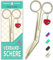 Nurse is Love Verbandsschere Pflege, Verbandschere Krankenschwester Schere aus Edelstahl scharf, abgerundete Spitze | für rettungsschere | Trauma schere mit bunt Designs | krankenschwester