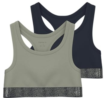 NAME IT Mädchen Nkfshort Top 2p Noos Nkfshort Top 2P Noos (2er Pack)