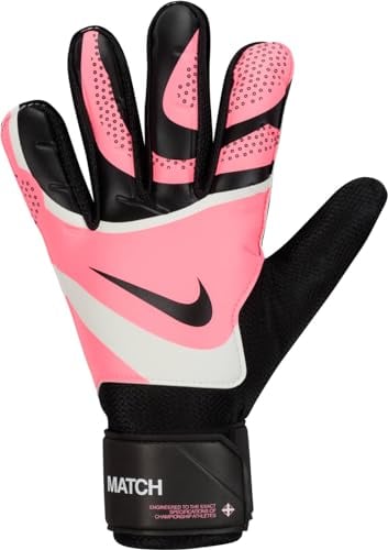 Nike Unisex – Erwachsene Torwarthandschuhe Goalkeeper Match - Ho23, Black/Sunset Pulse/Black, FJ4862-014, 8
