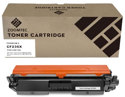 ZOOMTEC Kompatibel mit HP CF230X 30X CF230A 30A Tonerkartusche kompatibel mit HP Laserjet Pro M203dn M203dw M203d MFP M227d MFP M227fdw MFP M227fdn MFP M227sdn (Mit Chip, 1 x Schwarz)