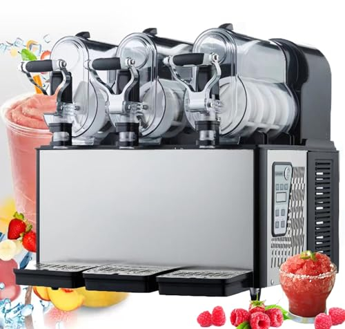 Máquina Para Hacer Bebidas Heladas De 3l/6l/9l (-7 ℃ A-2 ℃) - Agitador De 360 Grados, Máquina Comercial Para Granizados, Pc De Grado Alimenticio, Para Restaurantes,Black-3head